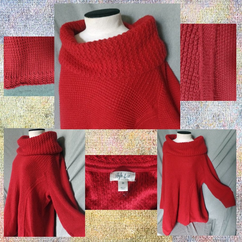 Red Knit Sweater